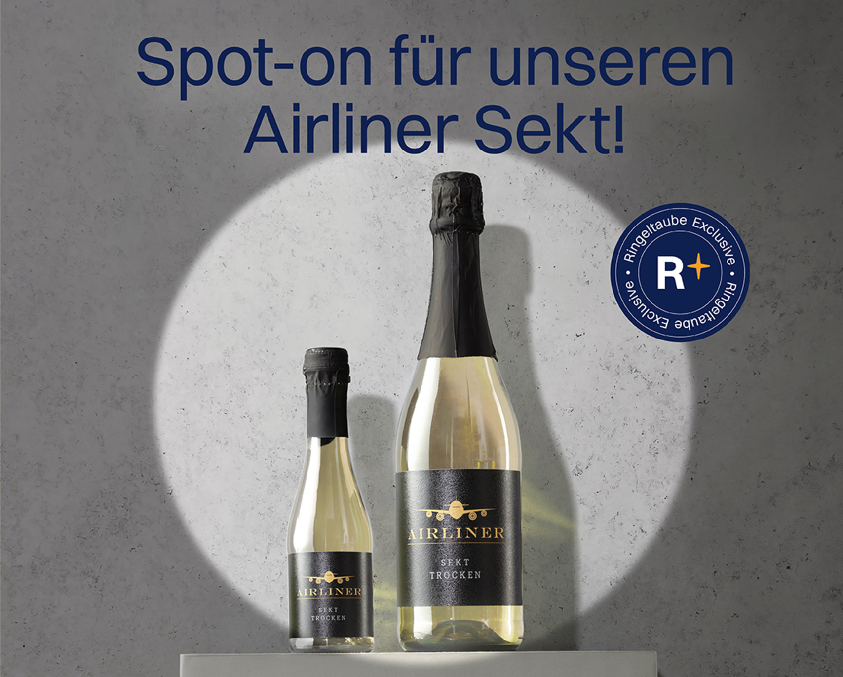 Der neue Ringeltaube Airliner Sekt
