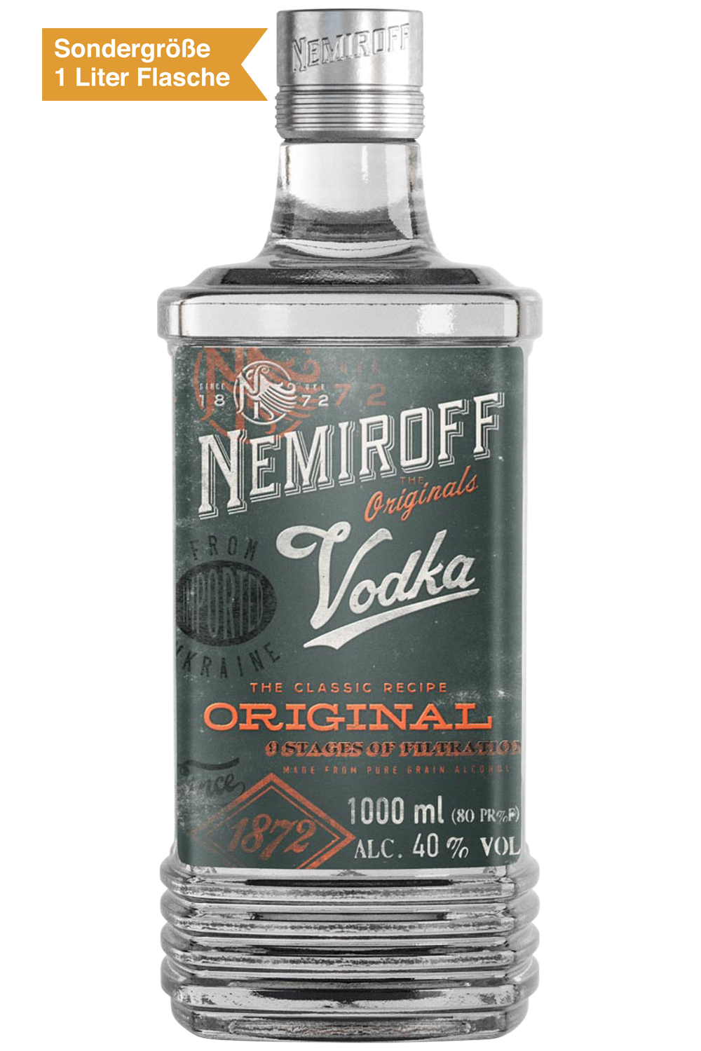 Nemiroff Original Vodka 1 Liter Flasche