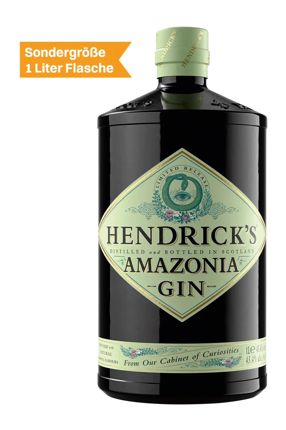 Bild: Hendricks Amazonia Gin 1 Liter Flasche 43.4% vol. Travel Retail Exclusive