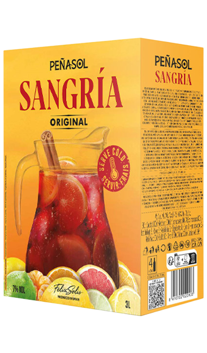 Bild: Peñasol Sangria Bag in Box, Spanien 3 Liter Ready-to-Drink