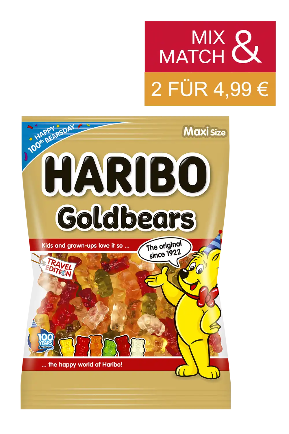 Bild: Haribo Goldbären 450g Travel Exclusive