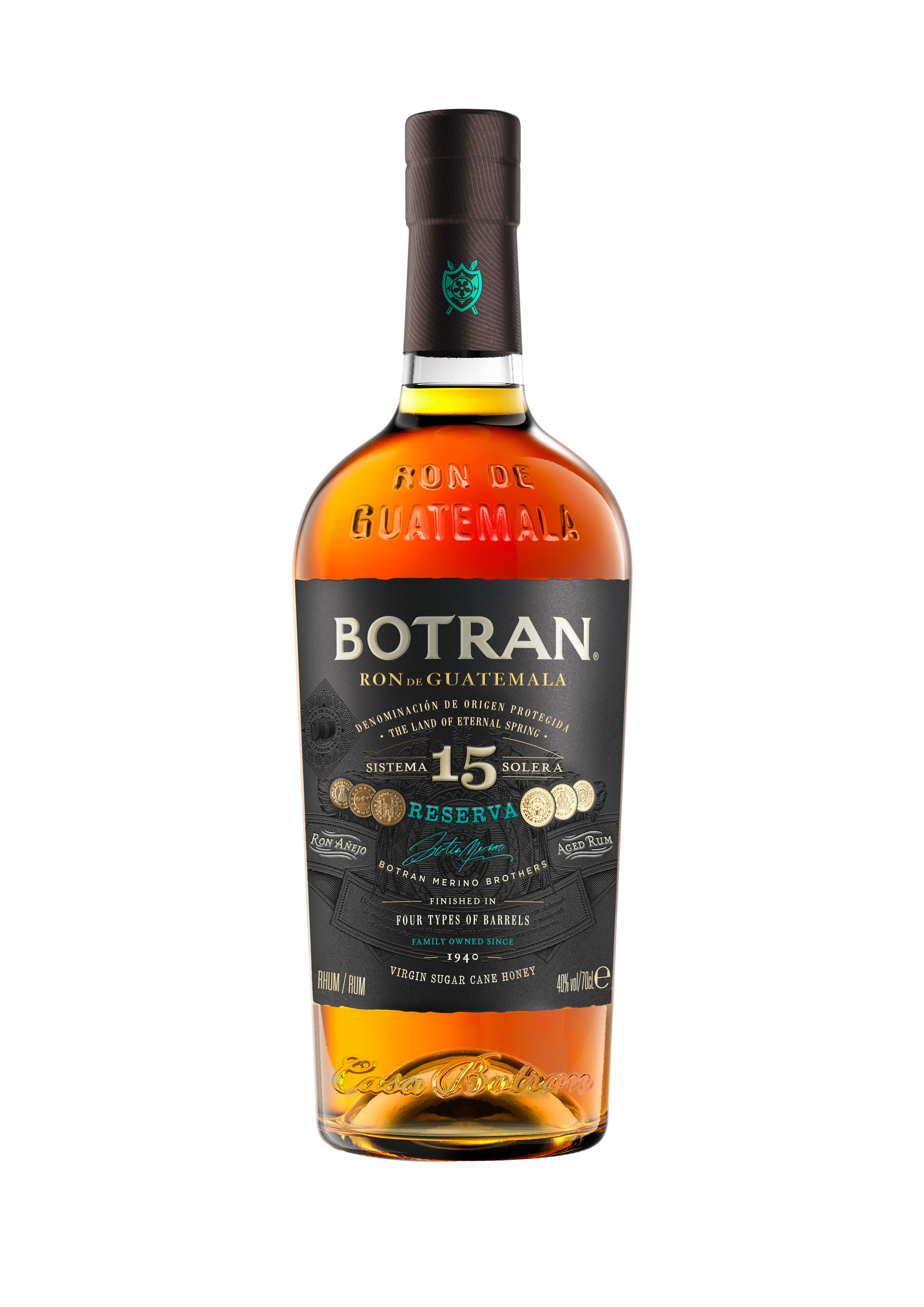 Botran Rum Reserva 15y, 40% Vol., 1 Liter Flasche