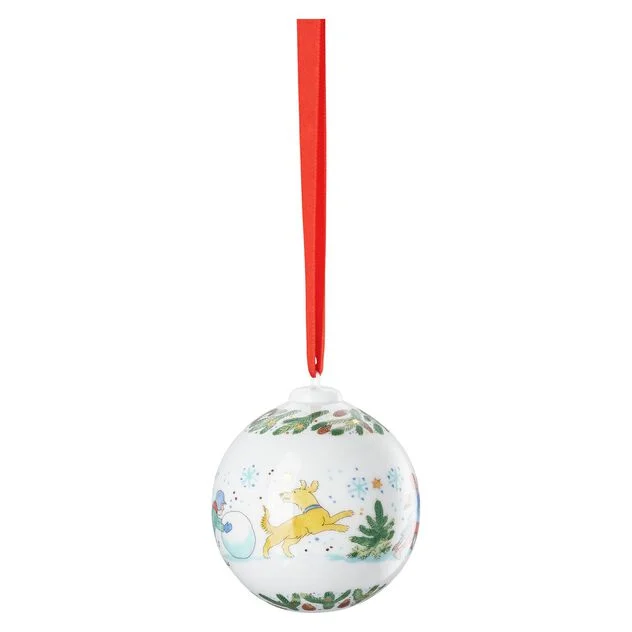 Bild: Hutschenreuther Sammel-Edition Porzellankugel "Weihnachtsleuchten" 2025