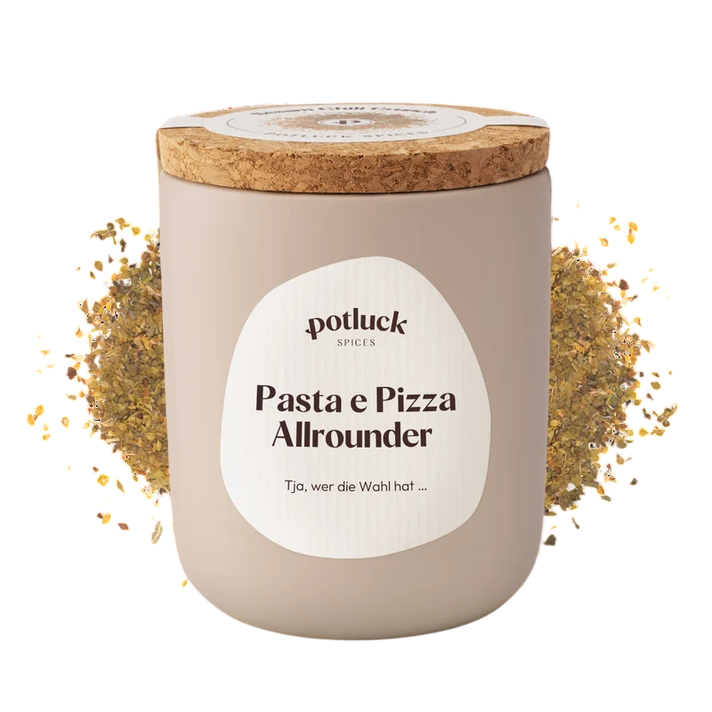 Bild: POTLUCK Pasta e Pizza Allrounder 40 g im Keramiktopf