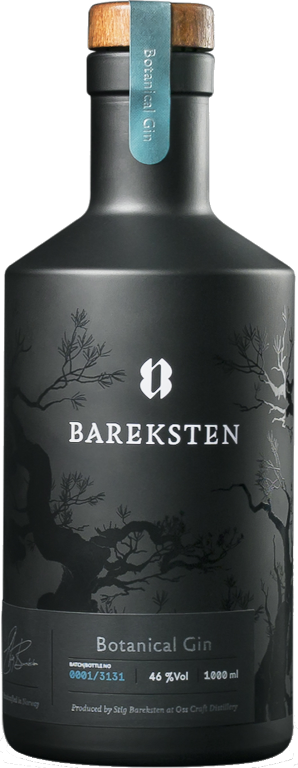 Bild: Bareksten Botanical Gin 1 Liter Flasche