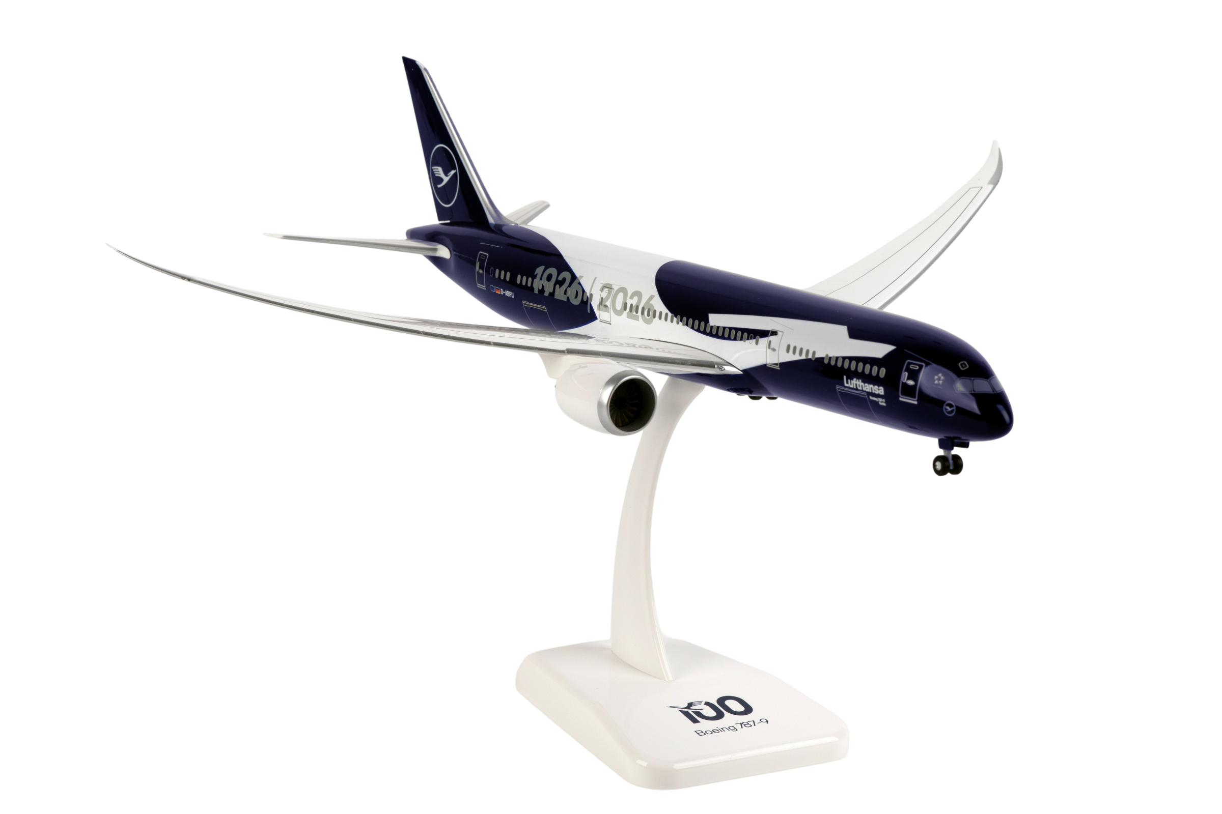 Bild: Lufthansa Boeing 787 9 „100th Anniversary“ D-ABPU Modellflugzeug 1:200