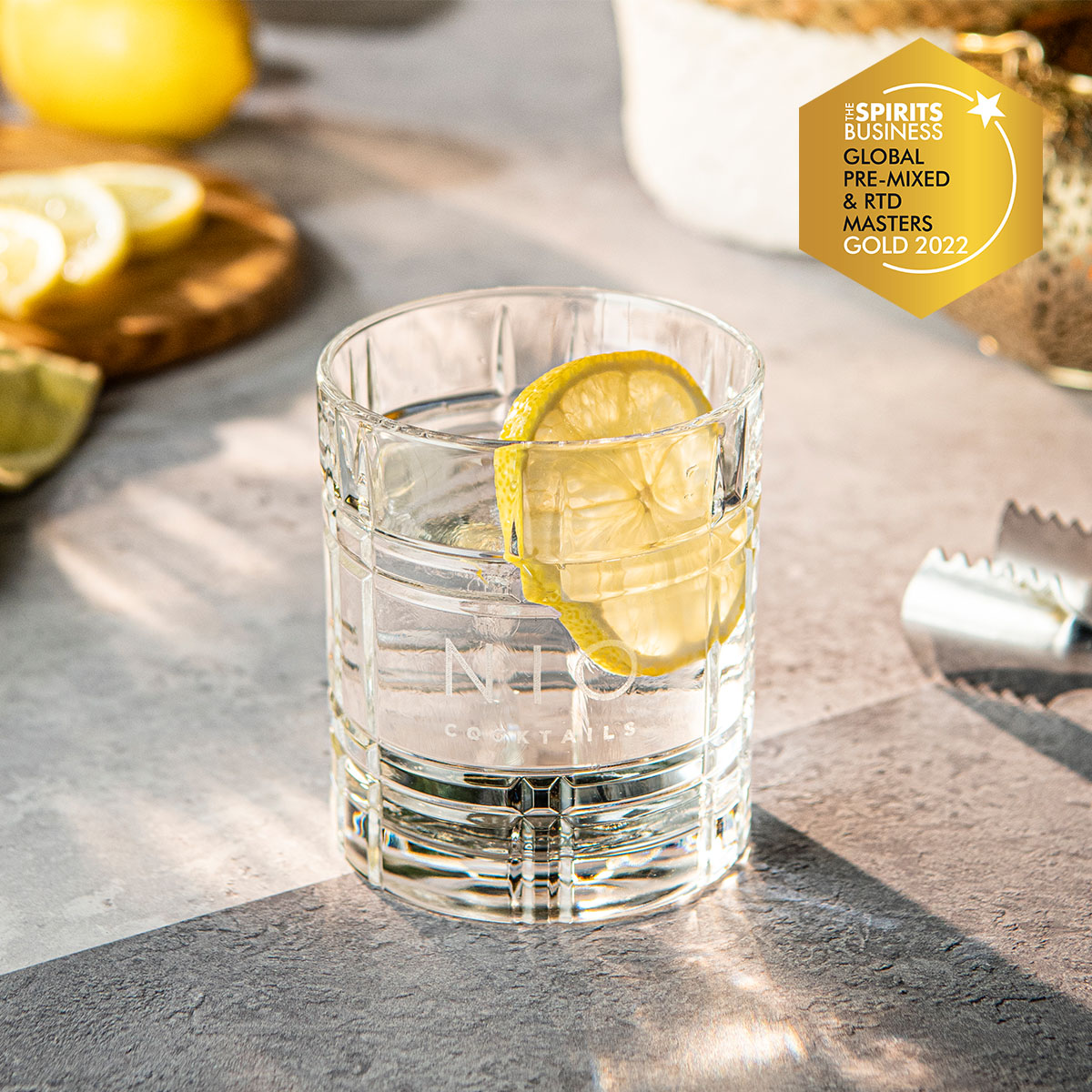 Bild: NIO Cocktails - Vodka Sour 0,1l - vorgemischter Cocktail