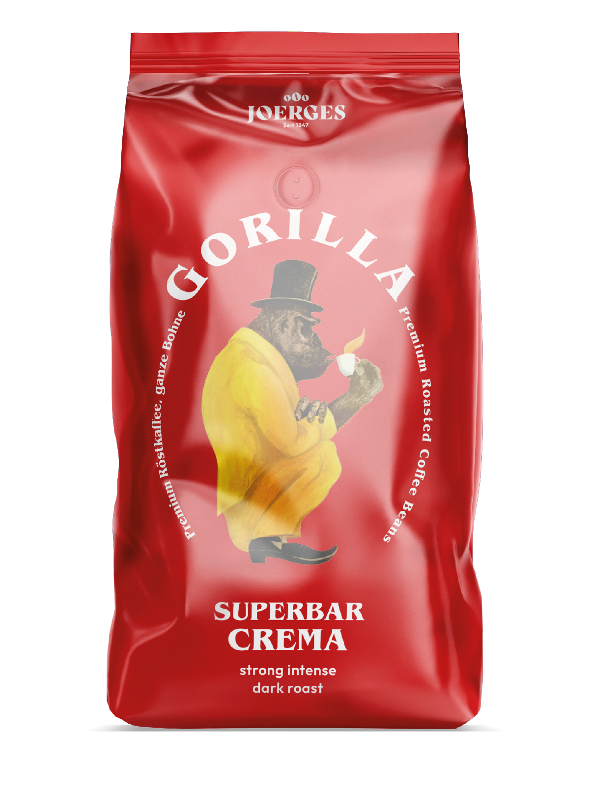 Gorilla Kaffee Super Bar Crema ganze Bohne 1kg