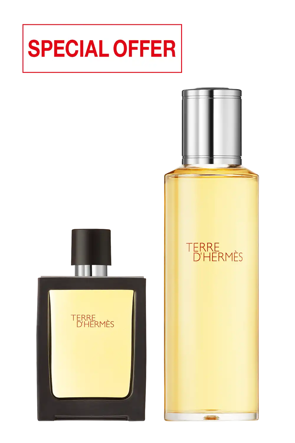 Bild: Hermès Terre d'Hermès Pure Perfume 30 ml + Refill Bottle 125 ml Set