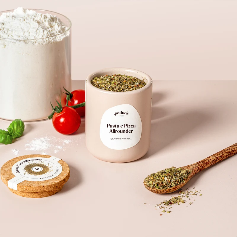 Bild: POTLUCK Pasta e Pizza Allrounder 40 g im Keramiktopf