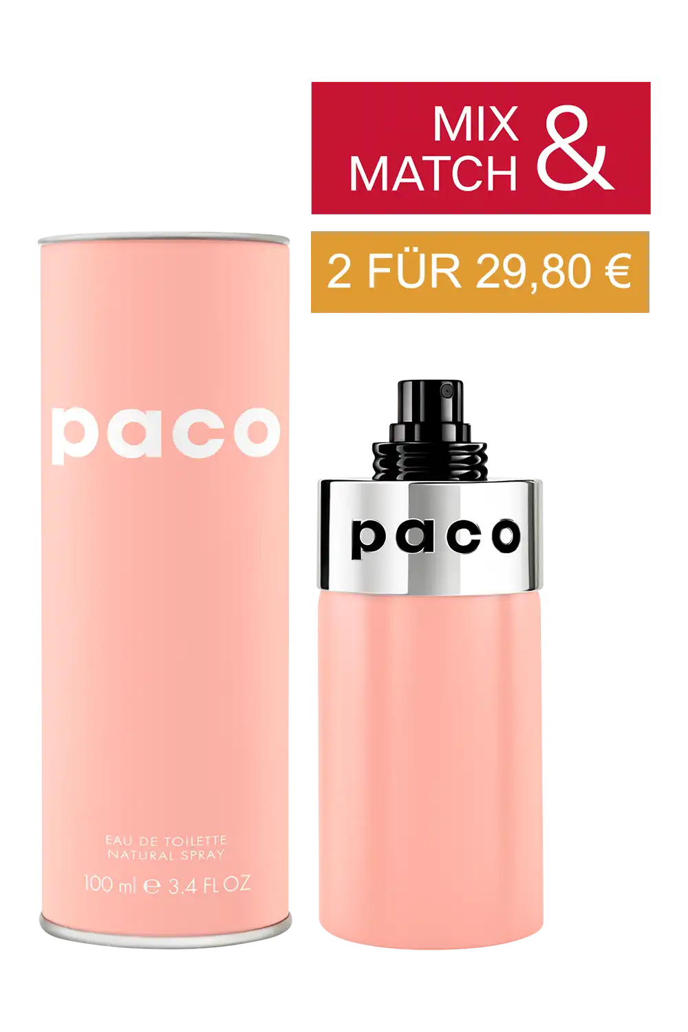 Bild: Rabanne Paco Rosé Eau de Toilette 100 ml Travel Retail
