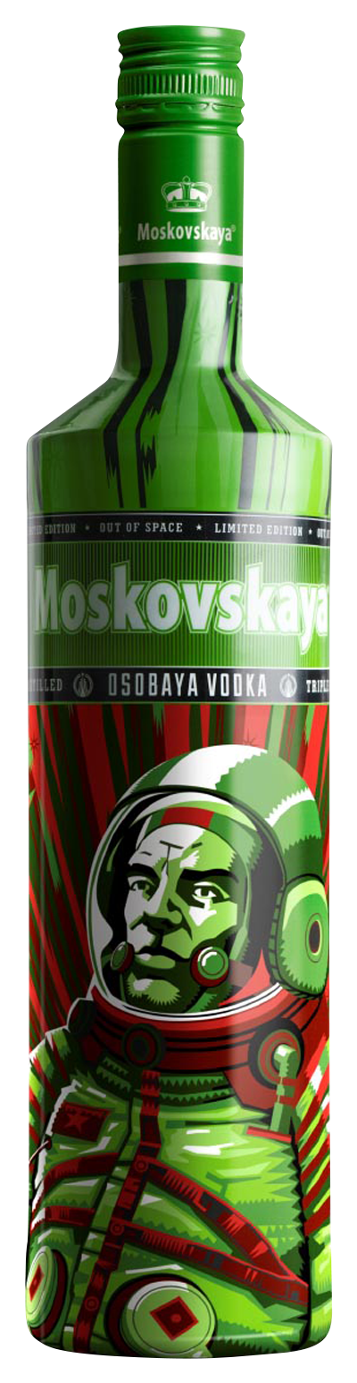 Moskowskaya Vodka, Lettland, 40% Vol. 1 Liter Flasche
