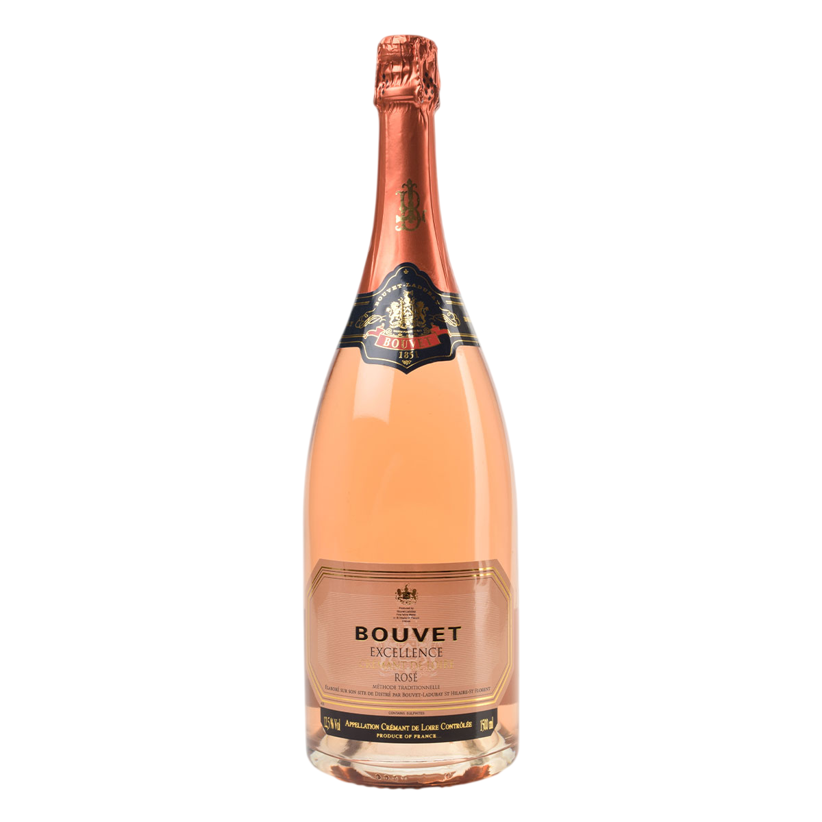 Bild: Bouvet Ladubay Crémant de Loire Excellence Brut Rosé Magnum 1,5l