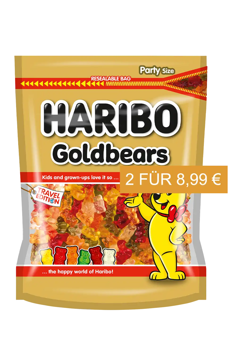 Bild: Haribo "Goldbären" 750g Beutel Travel Retail Exclusive