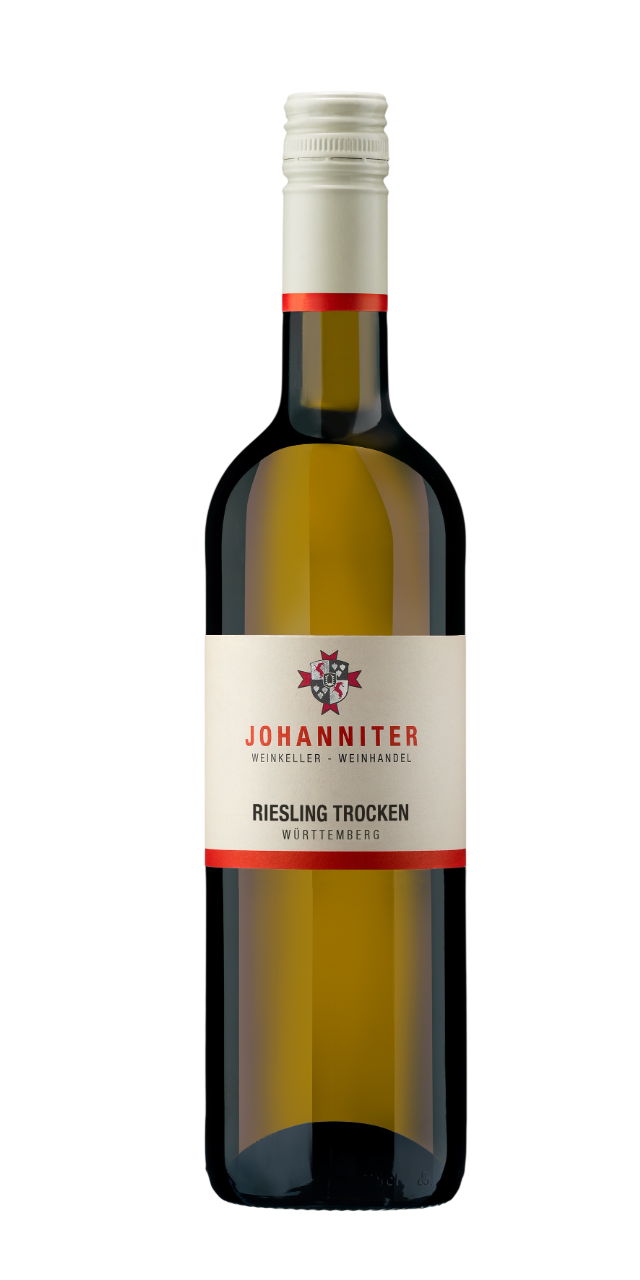 Bild: Johanniter Weinkeller Riesling trocken Württemberg 0,75 L