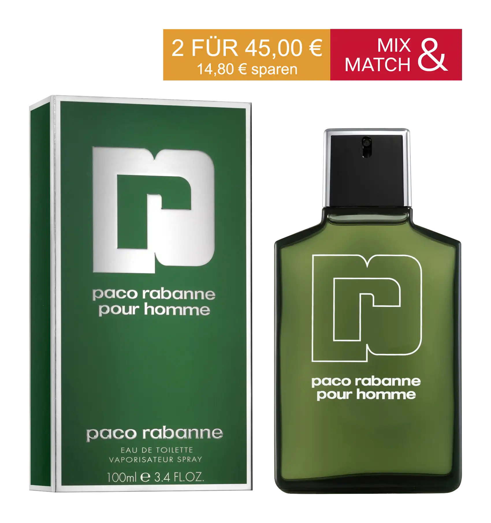 Bild: Paco Rabanne Pour Homme Eau de Toilette 100 ml