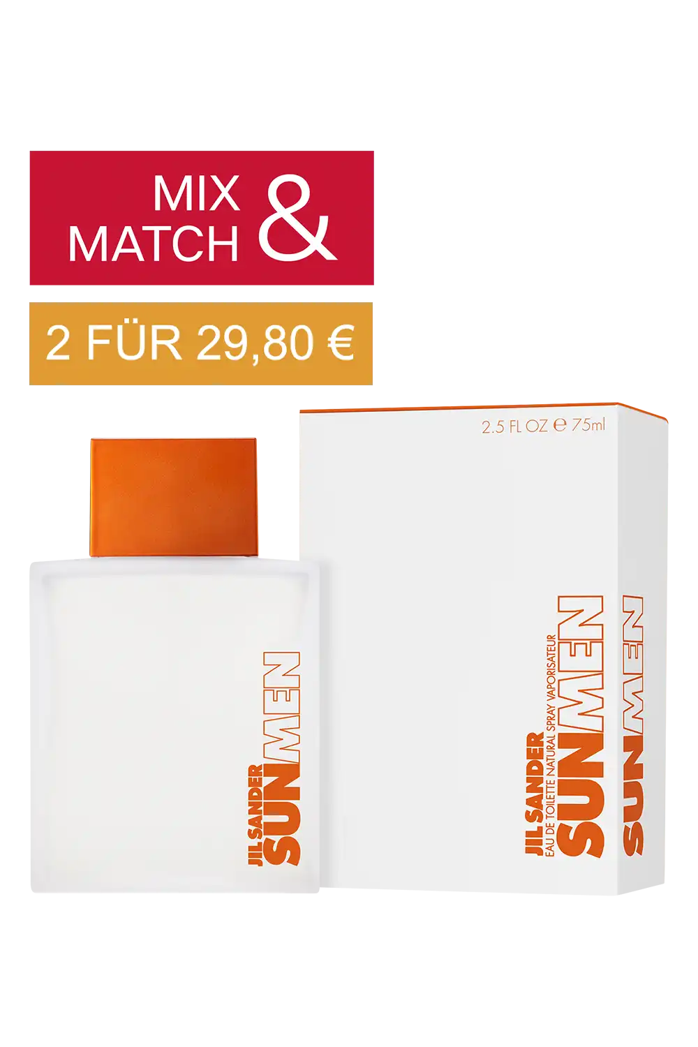 Bild: Jil Sander Sun Men Eau de Toilette 75 ml