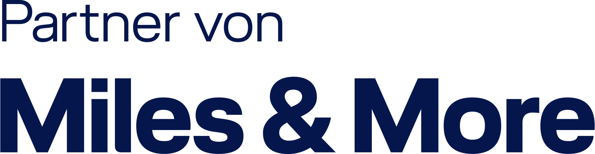 Miles and More Partnershop - Hier Shoppen und Meilen sammeln Miles and More Partner Schriftzug