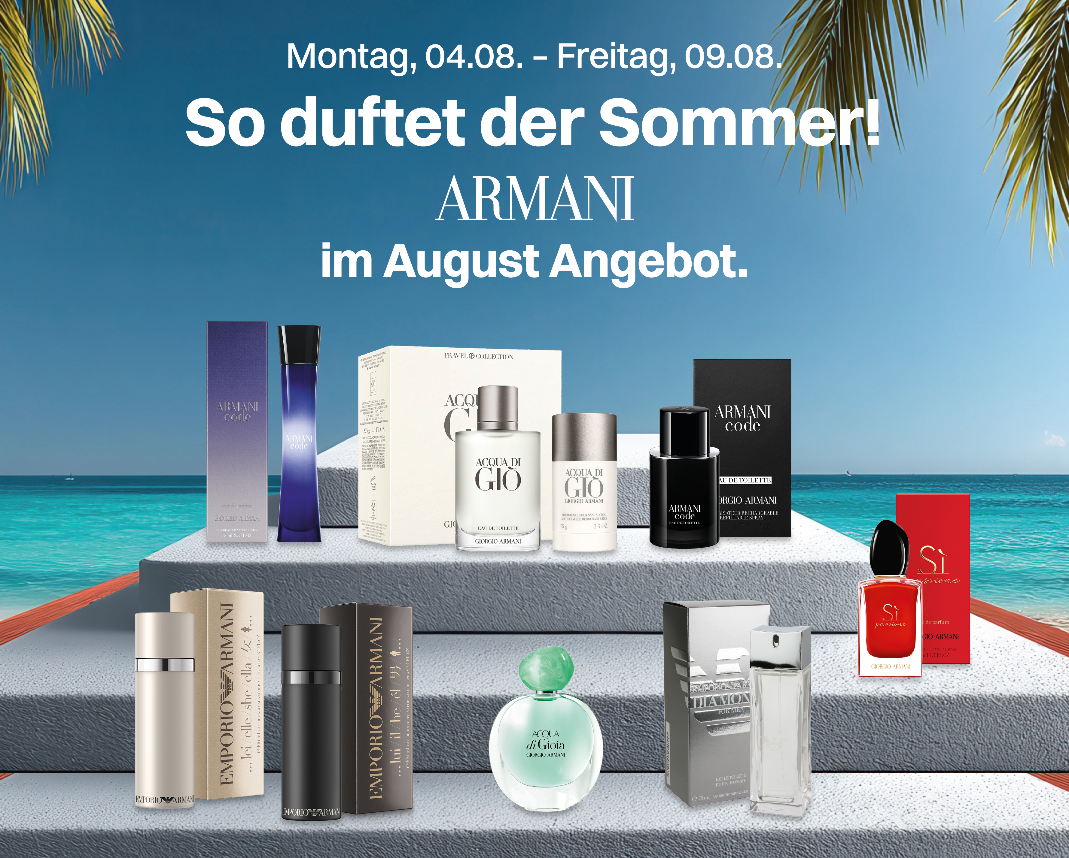 Armani Parfums stark reduziert zum Aktionspreis