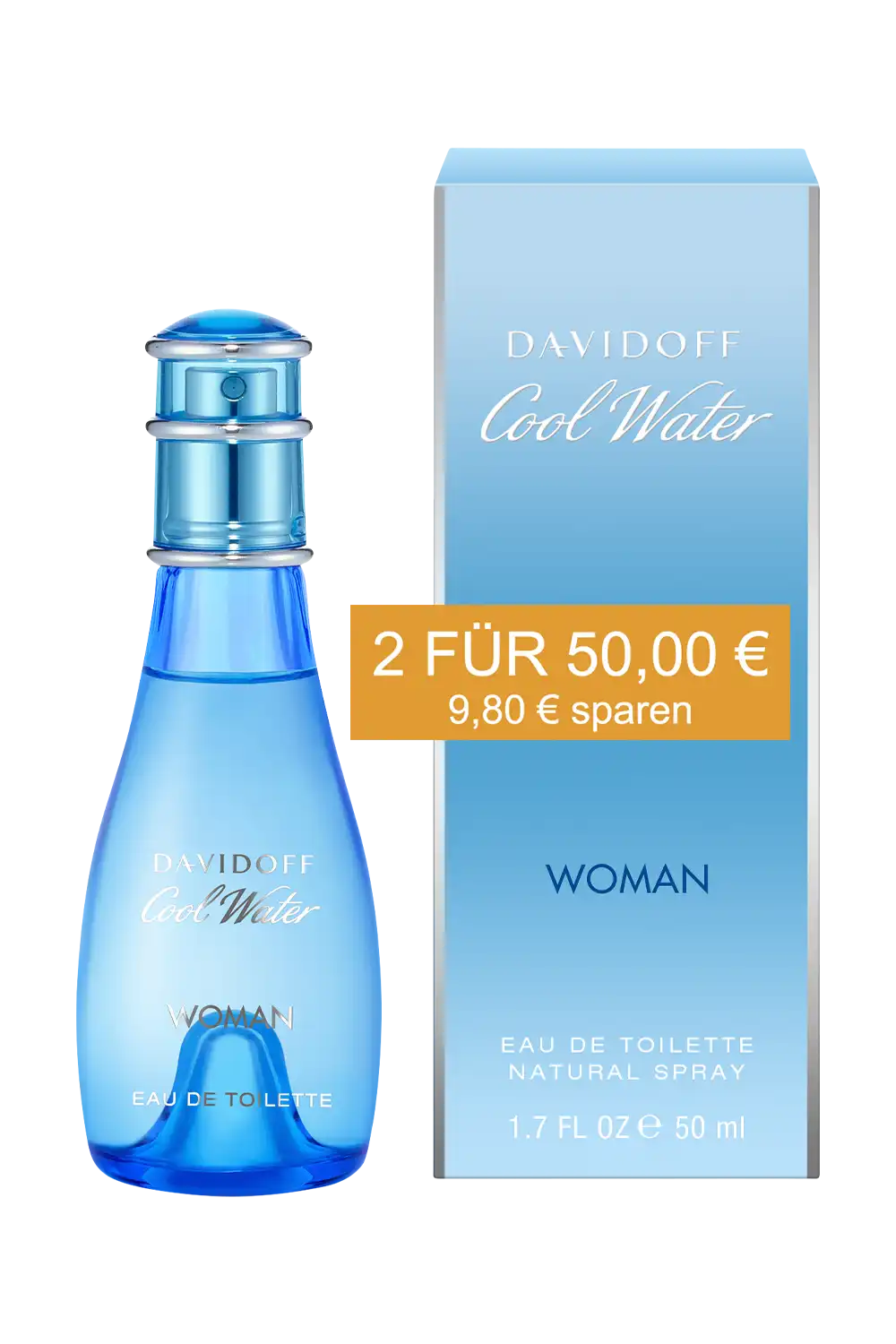 Bild: Davidoff Cool Water Woman Eau de Toilette 50 ml