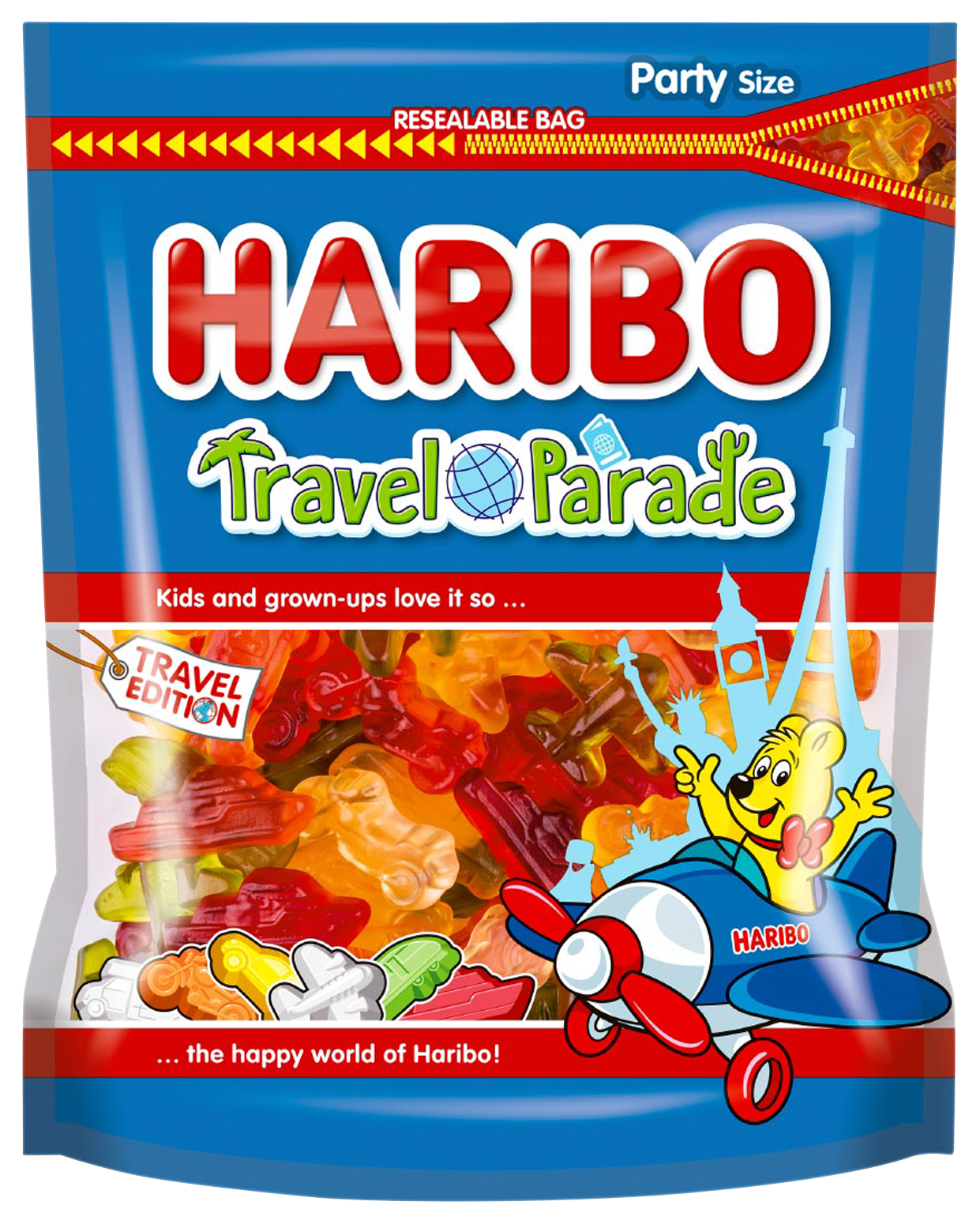 Haribo Travel Parade 700g Beutel Travel Exclusive