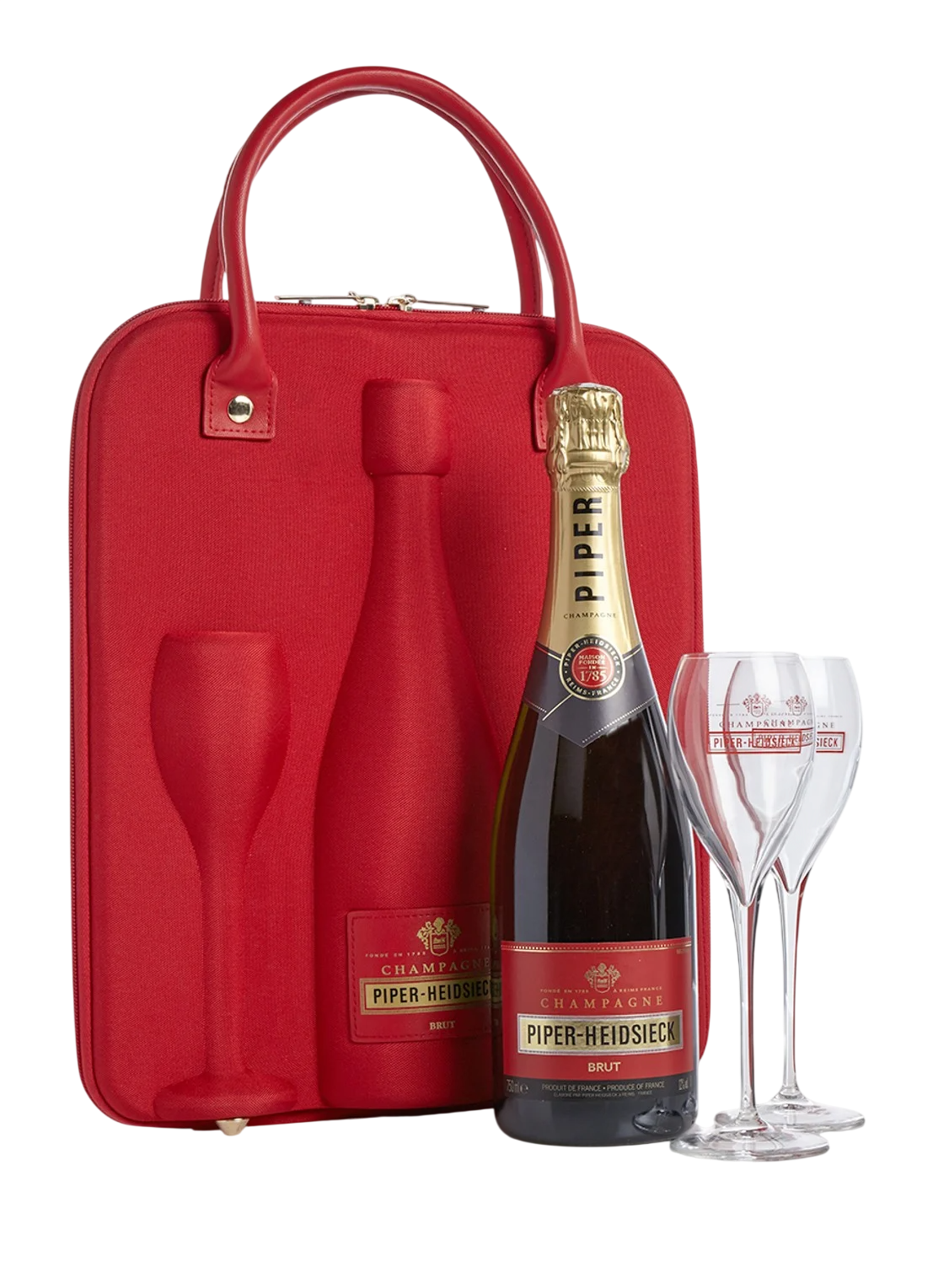 Bild: Champagne Piper-Heidsieck Champagne Brut AOC Travel Set inkl. 2 Gläser