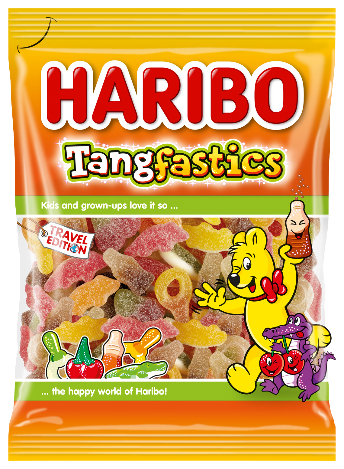 Bild: Haribo Tangfastics 425g Travel Exclusive