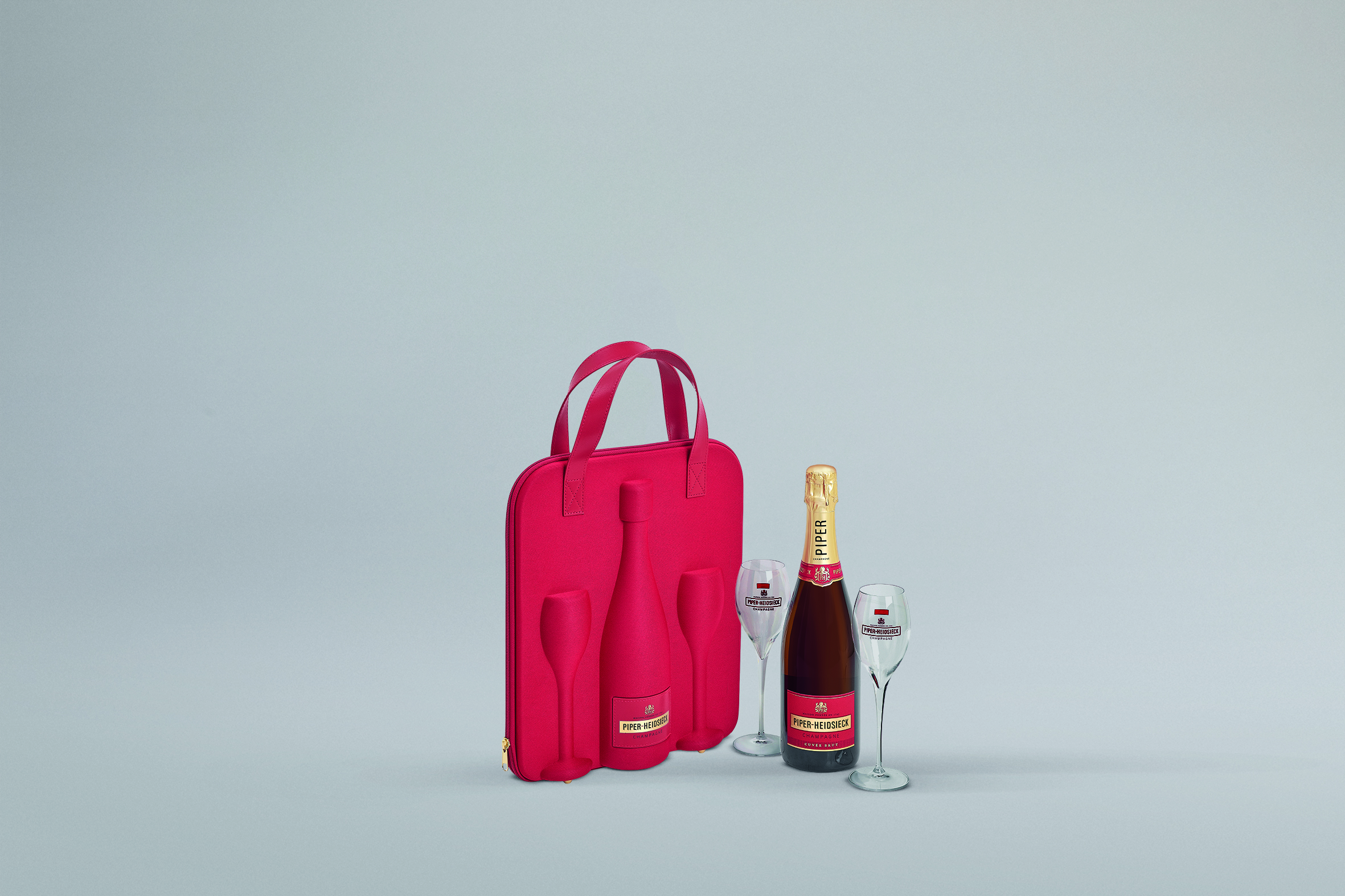 Bild: Champagne Piper-Heidsieck Champagne Brut AOC Travel Set inkl. 2 Gläser