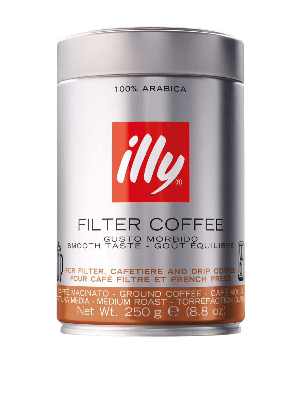Bild: Illy Espresso normale Röstung Caffè macinato Filter 250g