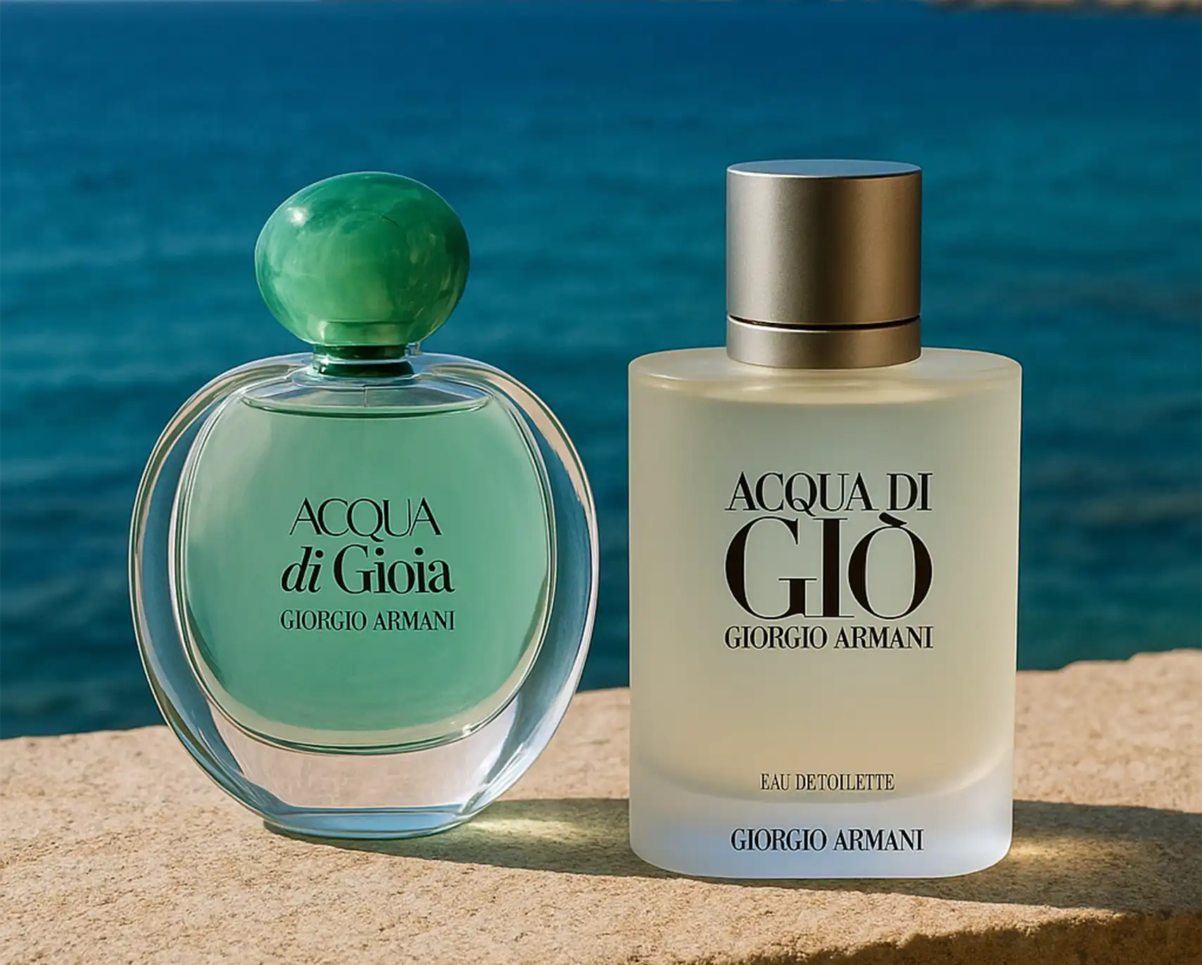 17806 Giorgio Armani Acqua di Gioia Eau de Parfum 50 ml und 220414 Armani You Because It's...