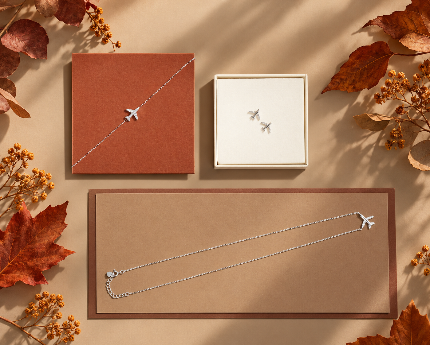 Schmuck mit Flugzeugen