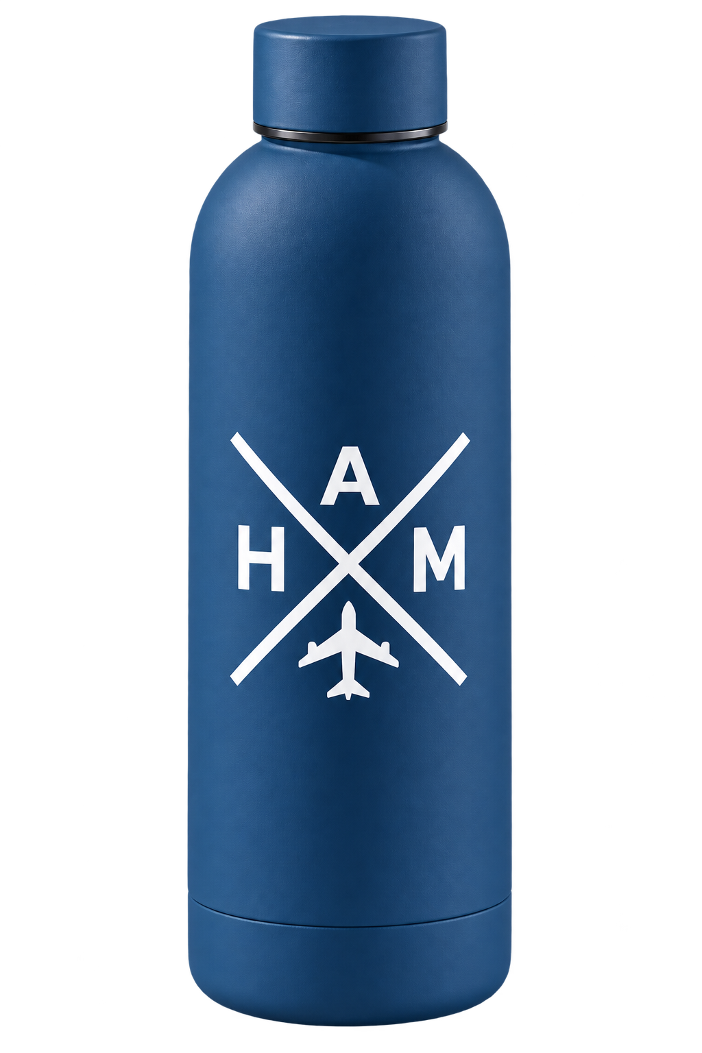 Bild: Thermosflasche Edelstahl 3-Letter Code HAM 500 ml