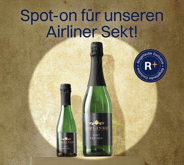 Ringeltaube Exklusiv Airliner Sekt