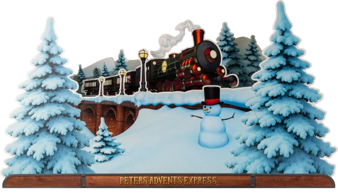 Bild: Peters Advents-Express Adventskalender 300 g