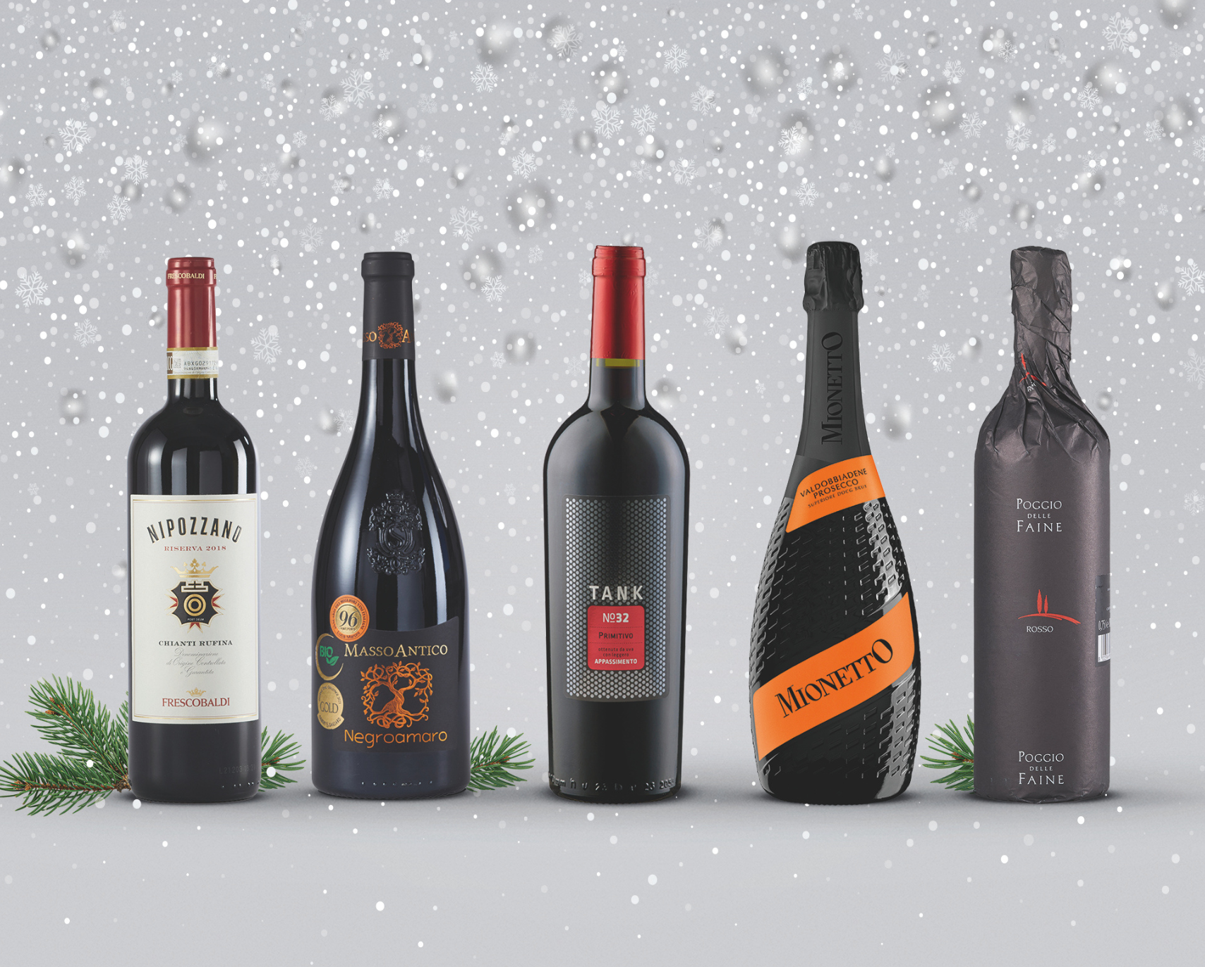 Italienische Weine Weihnachten V