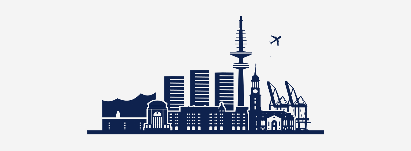 Panorama von Hamburg