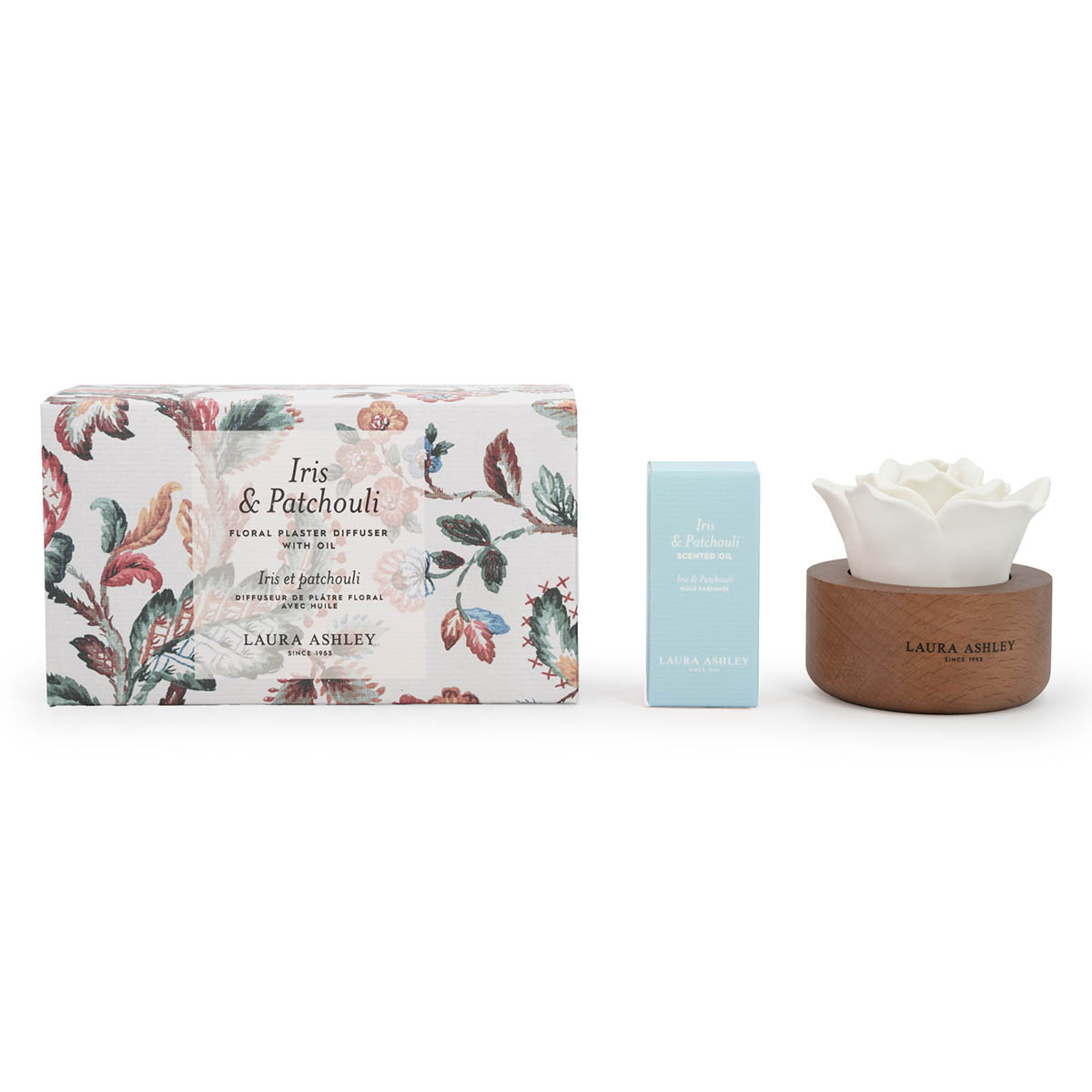 Bild: Duftblume Laura Ashley Iris &amp; Patchouli + 10ml Duftöl