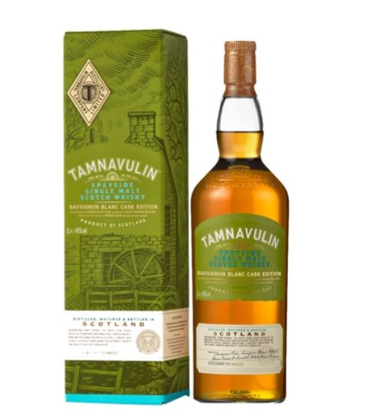 Bild: Tamnavulin Sauvignon Blanc Cask Singel Malt Whisky, 40% Vol. 1 Liter Flasche